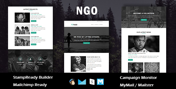 NGO - Charity Multipurpose Responsive Email Template